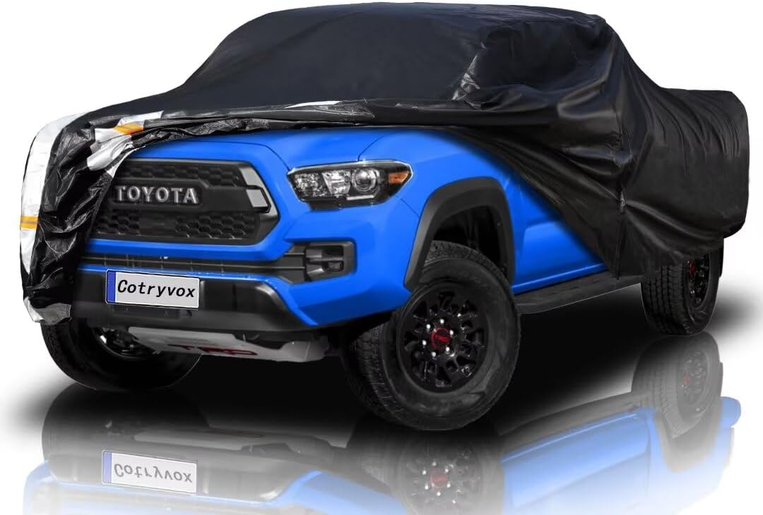 Amazon.com: Qualencey 6 Layers Truck Cover Waterproof All Weather for ...