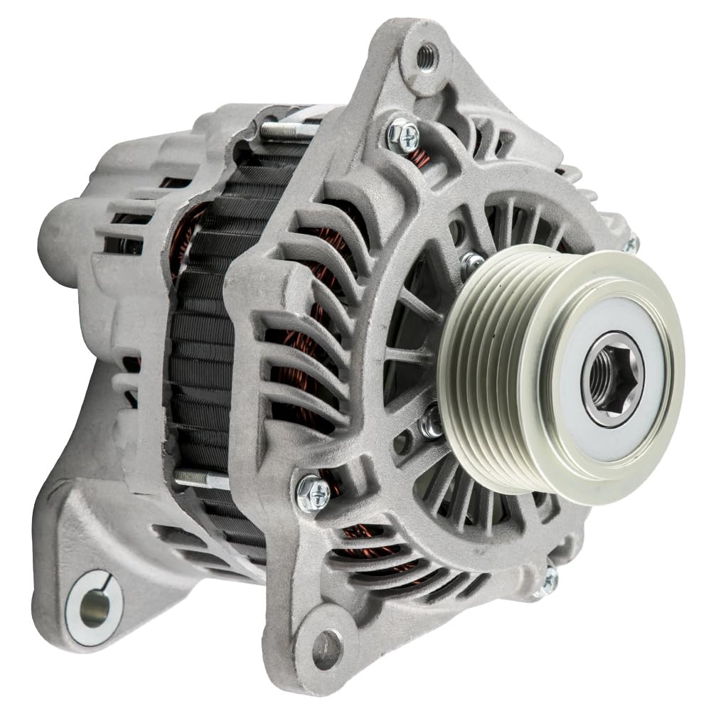 maXpeedingrods 23100EB310, 23100EB31A, 23100EB31B 12V 120A Alternador Generador para Nissan Navara D40 Pathfinder 2.5 dCi A3TG2681B, A3TG2681ZE, 23100EB71A