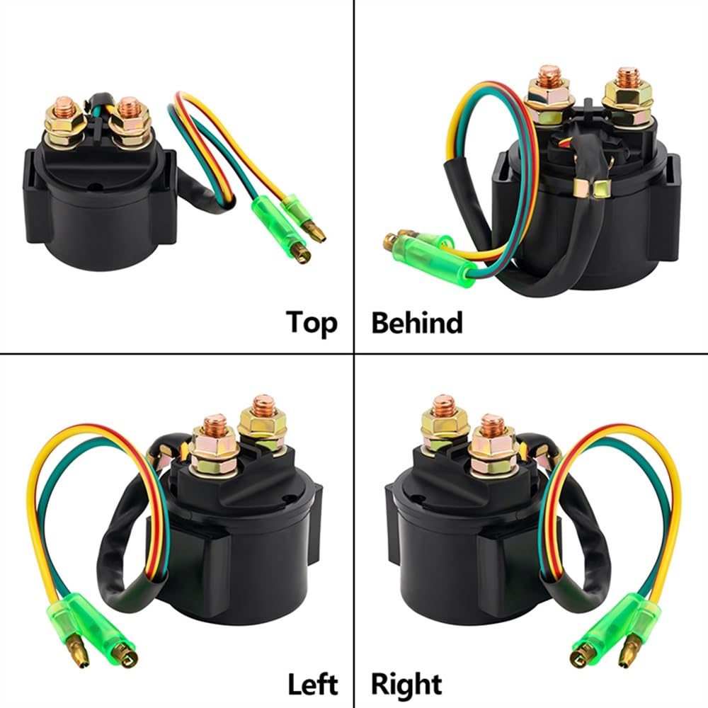 Relais Solénoïde De Démarreur Pour Honda Et Kawasaki – Compatible ATC125, TRX250, KLT200, KZ750 Et Nombreux Modèles