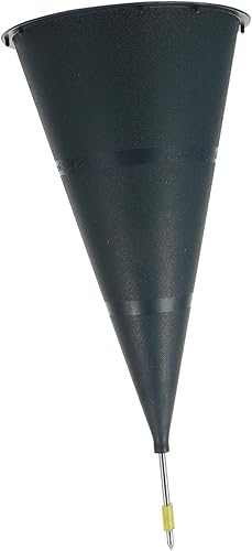 Yardenfun Florero para tumba, decoración de tumba, para cementerio, Jarrones, decorativos, florero de cono, junto a la tumba, soporte para flores