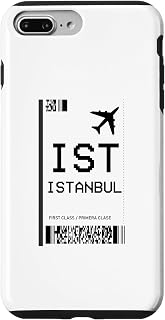iPhone 7 Plus/8 Plus Istanbul vacation flight ticket boarding pass airport Turkey Case