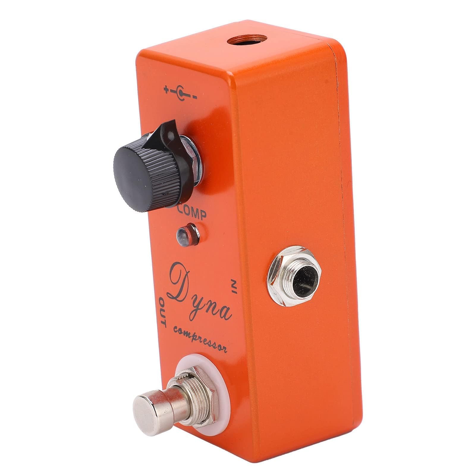 Pédale D'effets pour Guitare, Compresseur MXR True Bypass Pédale de Guitare Overdrive Vintage Réglable Accessoire D'instrument de Musique Réglable et Portable pour Guitare Électrique