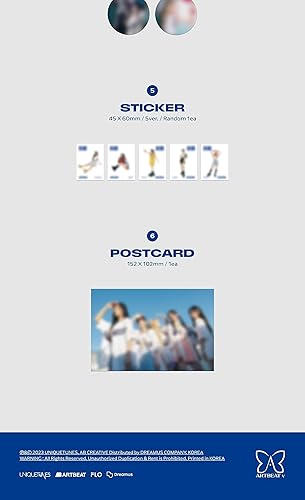 Miniatura 4 de ARTBEAT DUBI DUBI 1er álbum individual CD+80p PhotoBook+1p PhotoCard+1p Circle PhotoCard+1ea Sticker+1p Postcard+Seguimiento sellado
