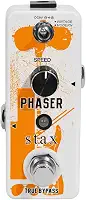Stax Pedal de guitarra Phaser de efeito de fase analógica para guitarra elétrica, modos vintage e modernos com mini bypass verdadeiro