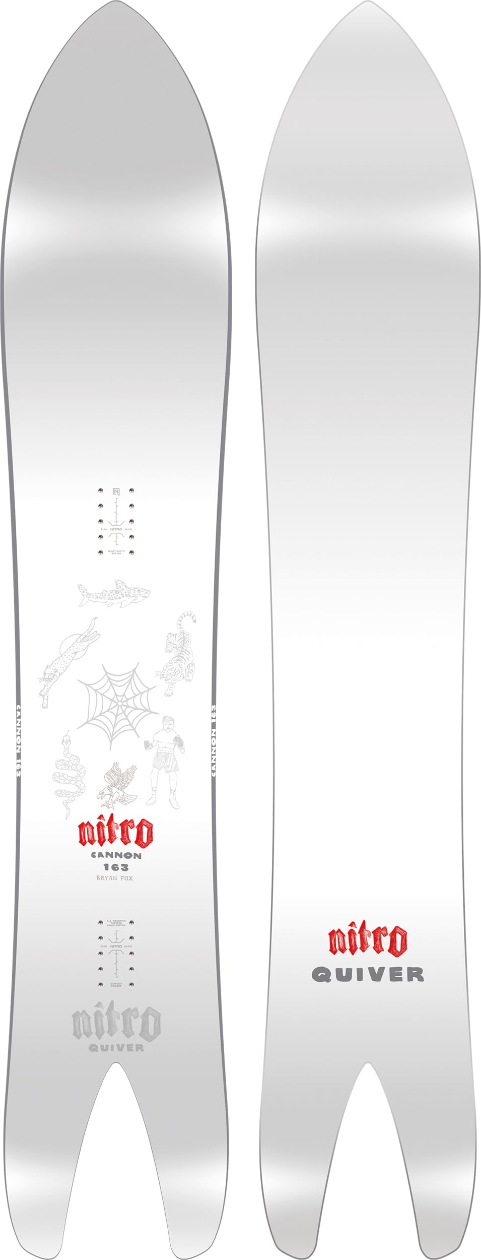 Nitro Cannon Men's Directional All-Mountain Snowboard