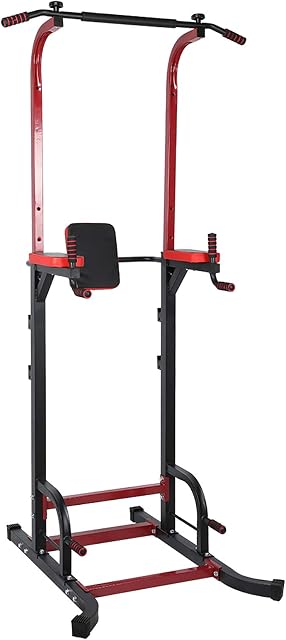 Germerse Horizontal Bar Adjustable Height 225cm/88.6in UShaped Base Steel Horizontal Bar Extended To 1.3m Leg PushUps Parallel Bars