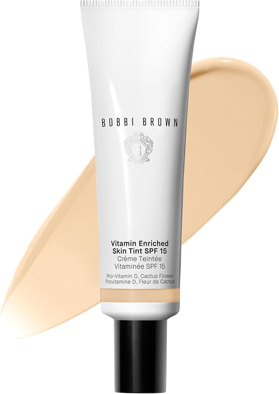 Bobbi Brown Vitamin Enriched Skin Tint SPF 15 | Broad Spectrum SPF Skin Tint | Hydrating Tinted Moisturizer | Vitamins B, C, & E, 1.7 Fl Oz