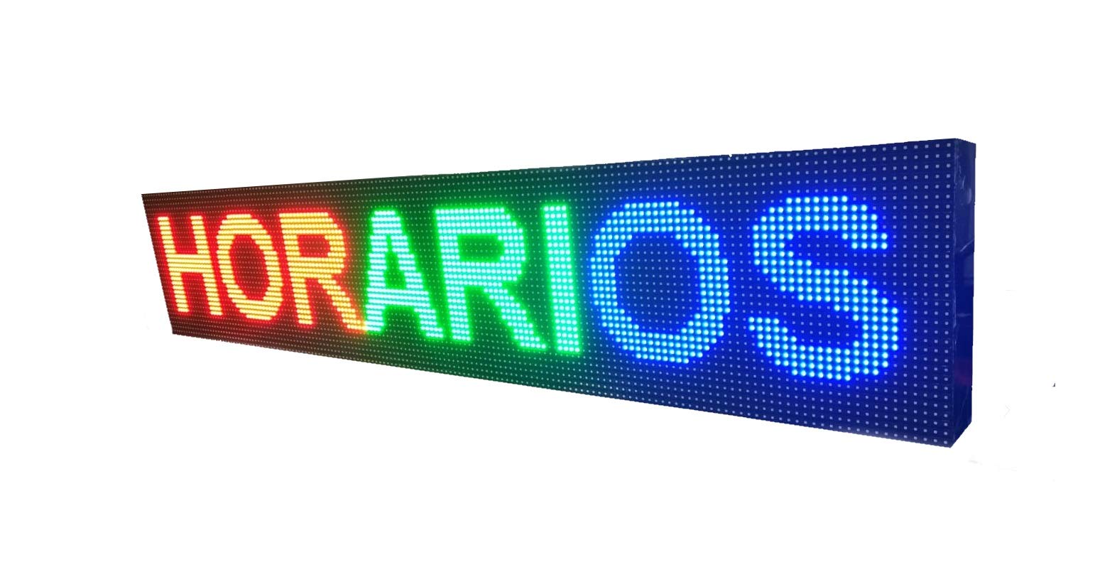 CARTEL LED PROGRAMABLE LETRERO LED PROGRAMABLE (160 * 32 cm, RGB) PANTALLA LED PROGRAMABLE ROTULO LED PROGRAMABLE CARTEL ELECTRÓNICO ANUNCIA TU NEGOCIO/PROGRAMMABLE LED PANEL BANDEROLA LED