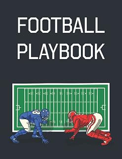 Football Playbook: Blank Playbook Football | American Football Playbook Template | Coach Football Playbook Sheets | Playbook Football For Kids | Flag Football Playbook