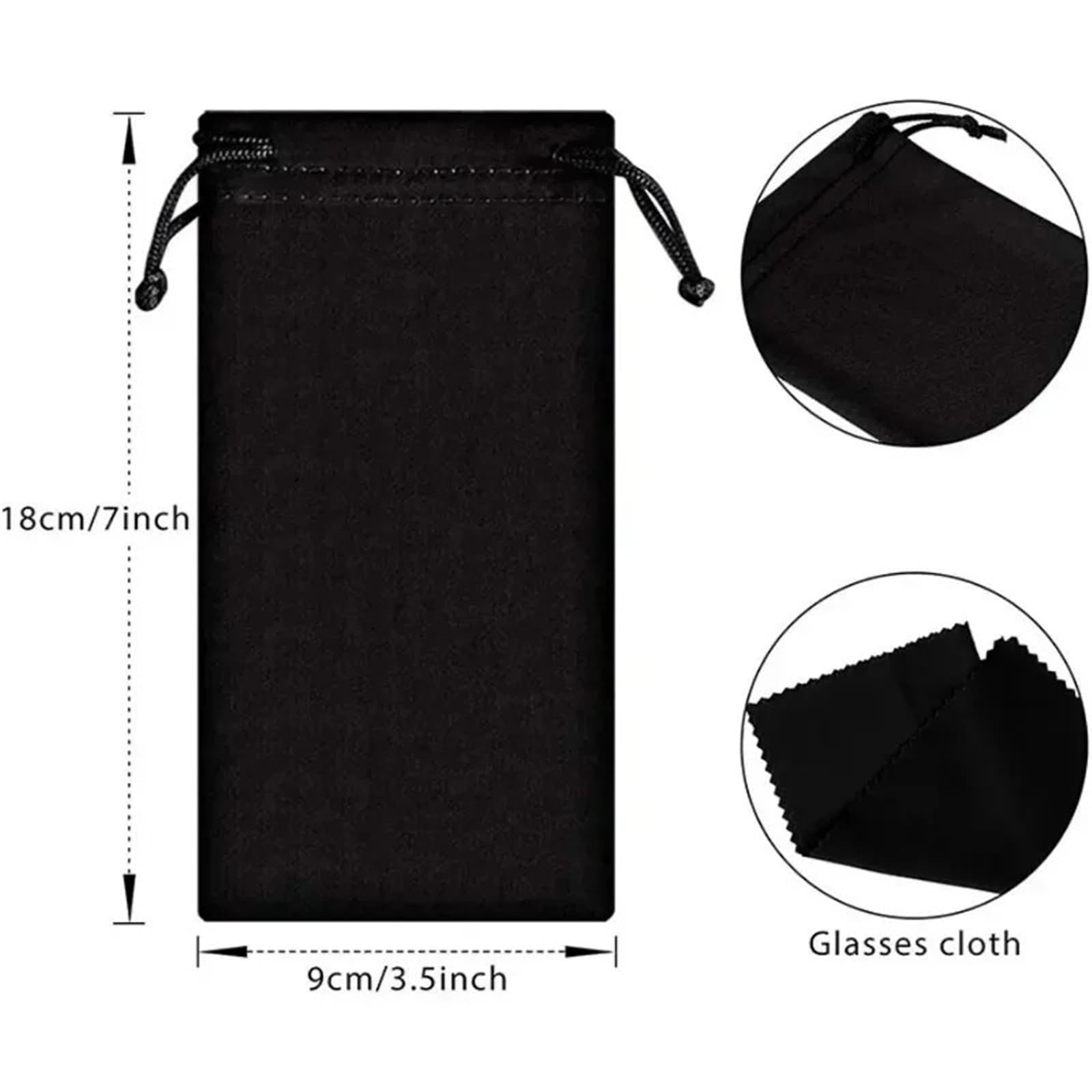 Funda Para Gafas De Sol Bolsa de gafas de sol impermeable de tela
