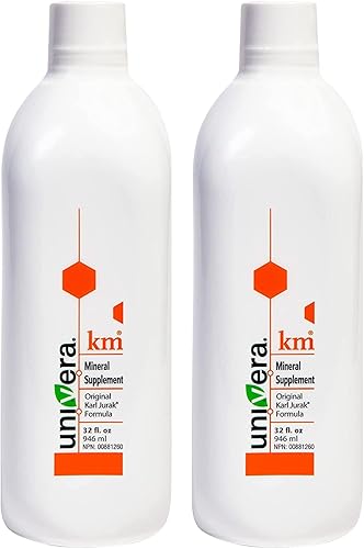 Miniatura 6 de Univera Km Mineral Supplement - 32 onzas líquidas 1 paquete fórmula original Karl Jurak rica en potasio y vitaminas que apoya el equilibrio del pH