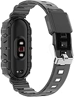 Vista 10 de REYDA Correa de silicona compatible con Xiao Mi Smart Band 7/Mi Smart Band 6/Mi Smart Band 5, suave y flexible y transpirable, pulsera de silicona
