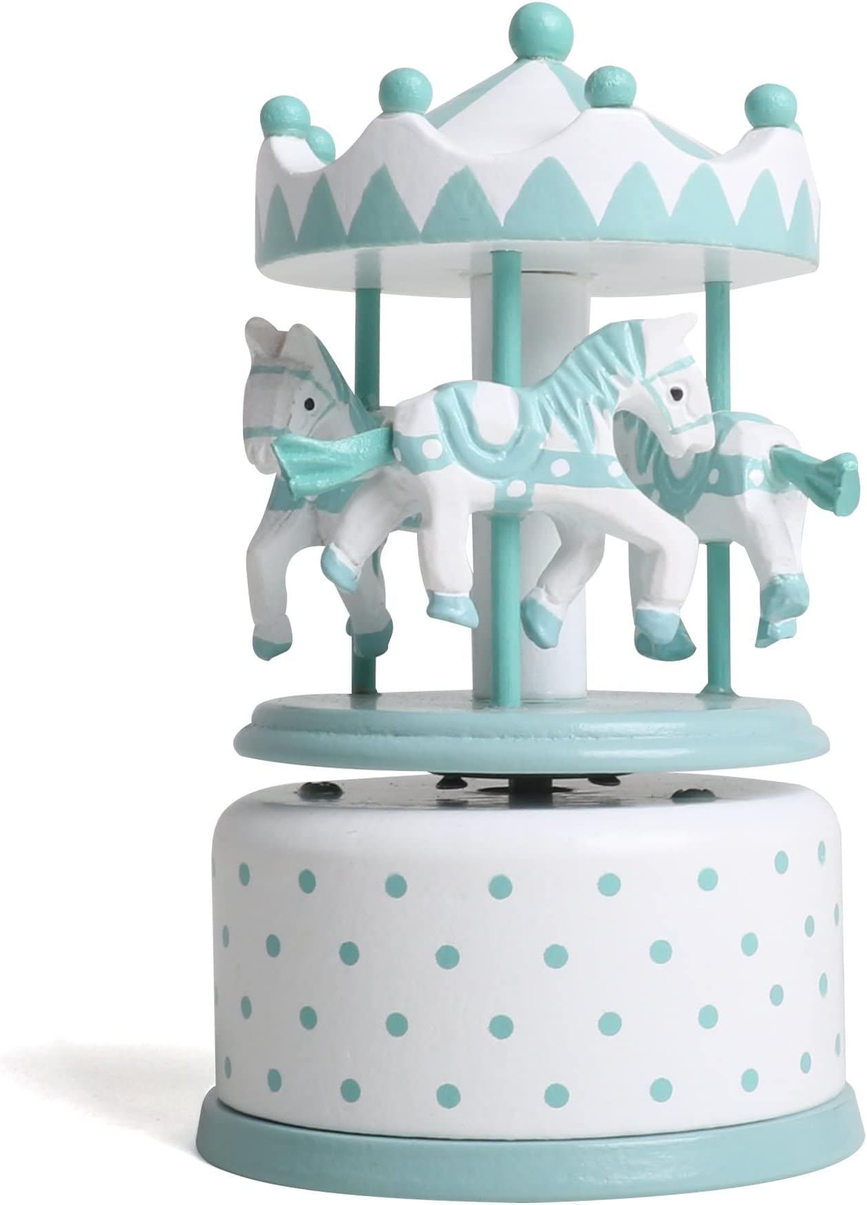 Wooden Game mwsj, carousel - Blue