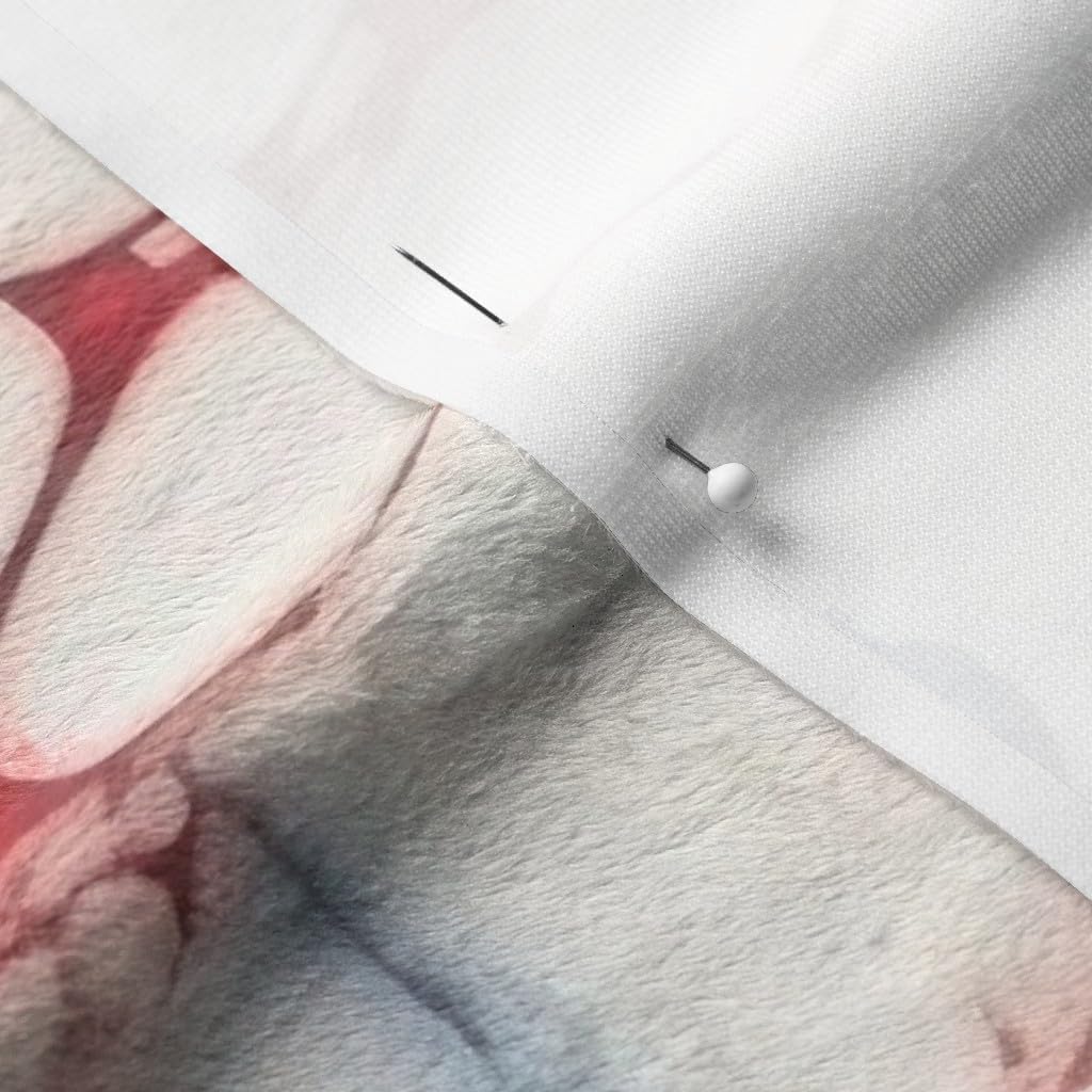 Spoonflower Fabric - Abstract Red White Blue American Flag USA Colors Printed on Minky Fabric by The Yard - Sewing Baby Blankets Quilt Backing Plush