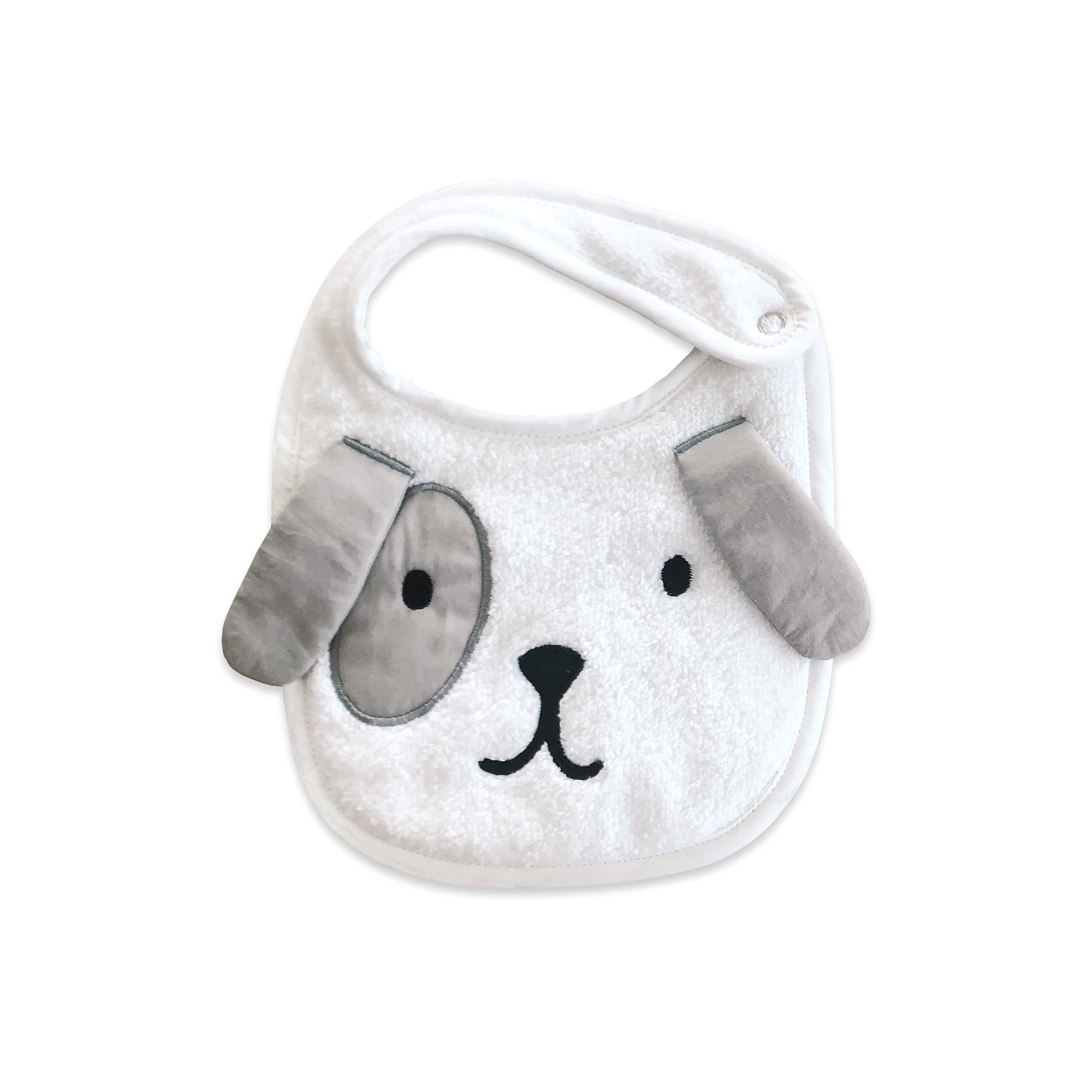 Masilo 100% Soft Towelling Cotton Burping Cloth & Bibs Gift Set for Newborn Baby-Absorbent & Soft Bibs for Babies, (1 x Burp Cloth) - Puppy-image-19
