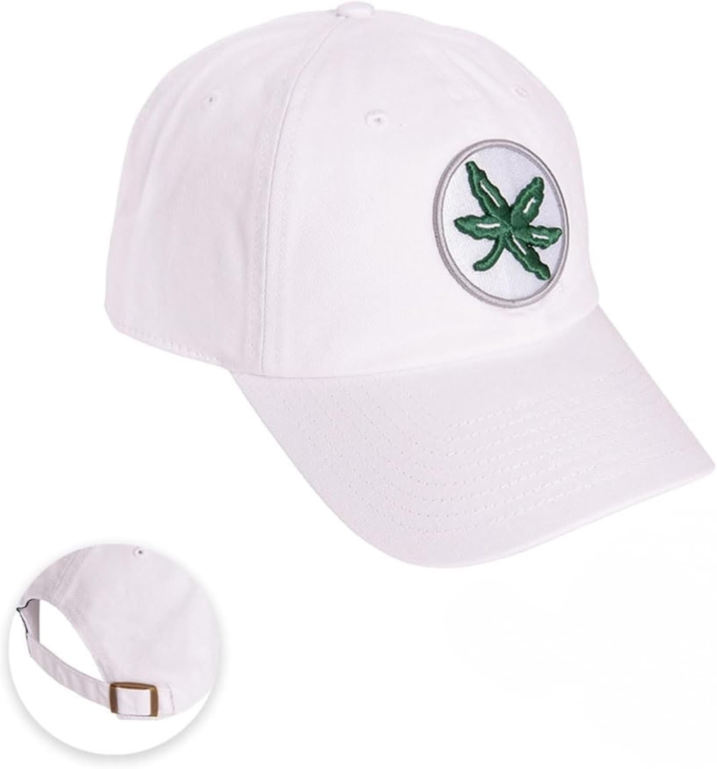 Desert Cactus The Ohio State University Baseball Hat OSU Buckeyes Brimmed Embroidered Hats Cap Strap Adult (Style XVW)