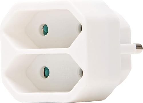Kopp Euro Greengate GA 01/02 Adapter 2-Fach, 250 V, arktis-weiß, 174102001