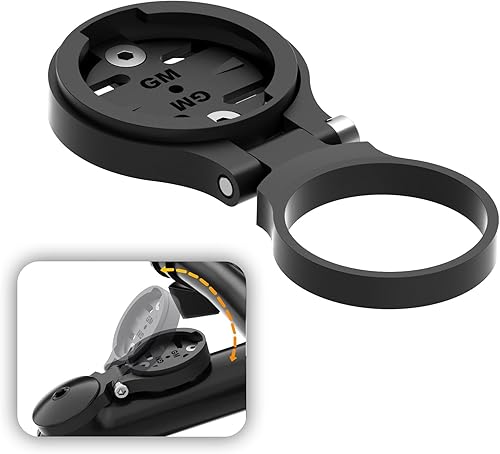Garmin - Soporte de bicicleta ajustable para computadora de ciclismo para carreteramontaña, compatible con Garmin, Wahoo, Bryton, Cateye GPS y