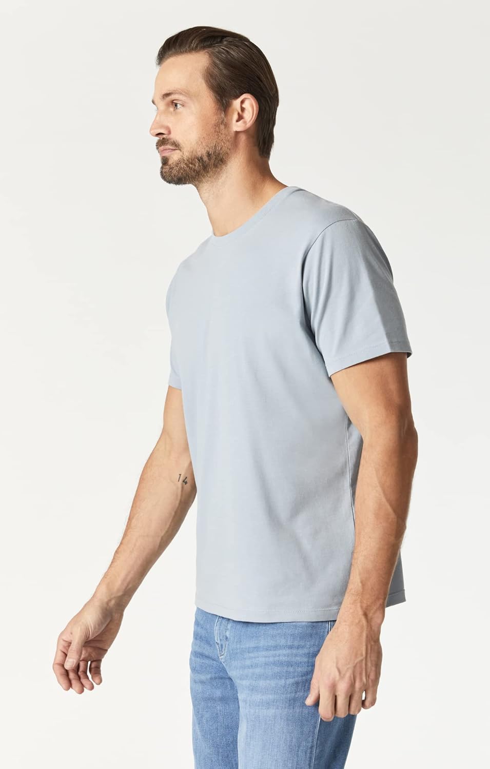 Mavi Men's Relaxed Fit Striped Crew Neck T-Shirt