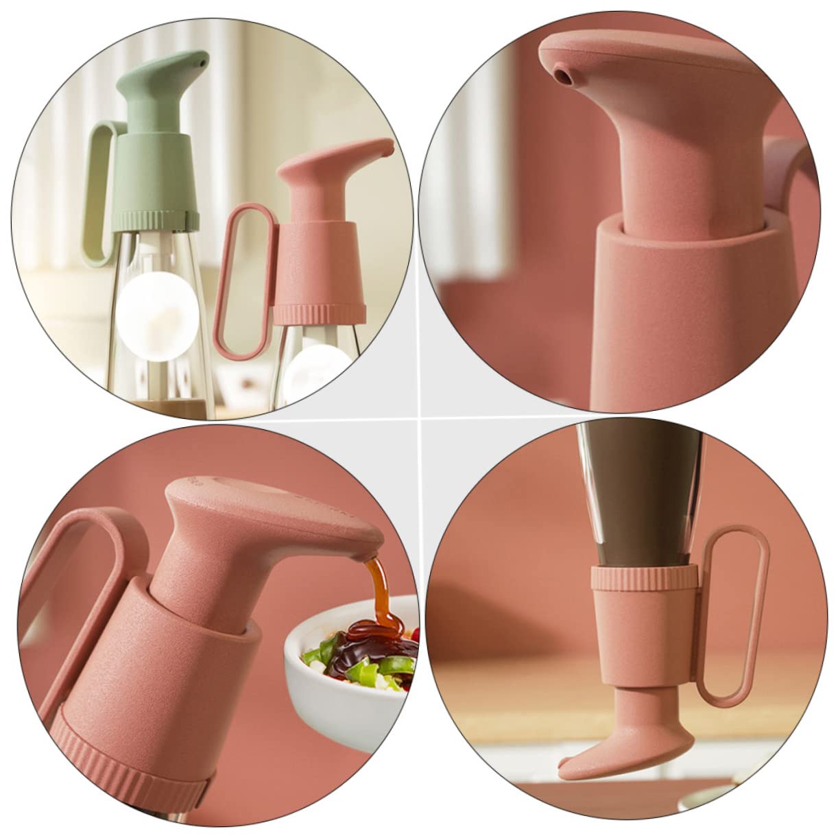 HOLIDYOYO Bottle Pump Replacement for Seasoning and Oyster Sauce Condiment Squeezer Nozzle for Ketchup