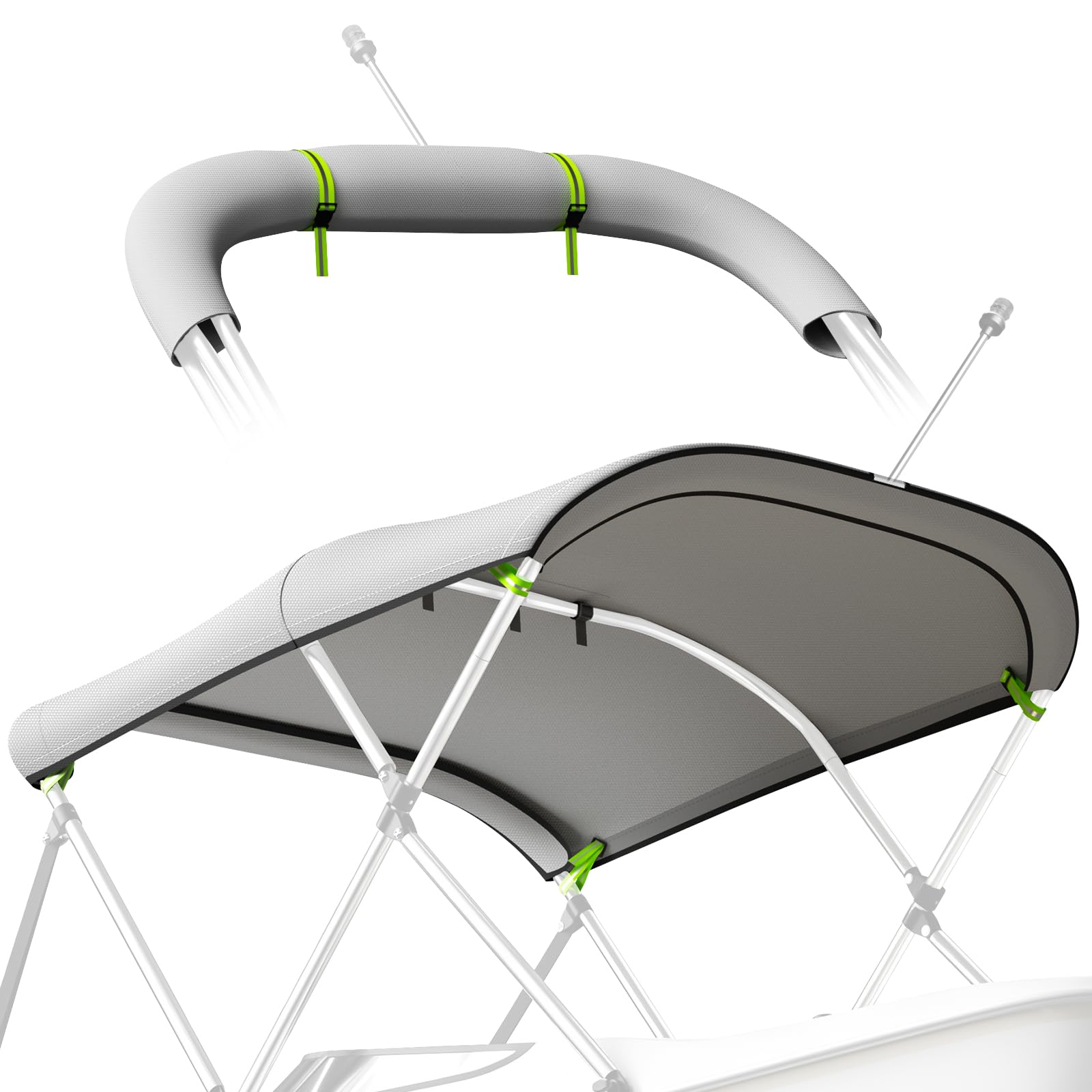 Photo 1 of 3 Bow 5-Ply 1200D Bimini Top Replacement Cover with Storage Boot