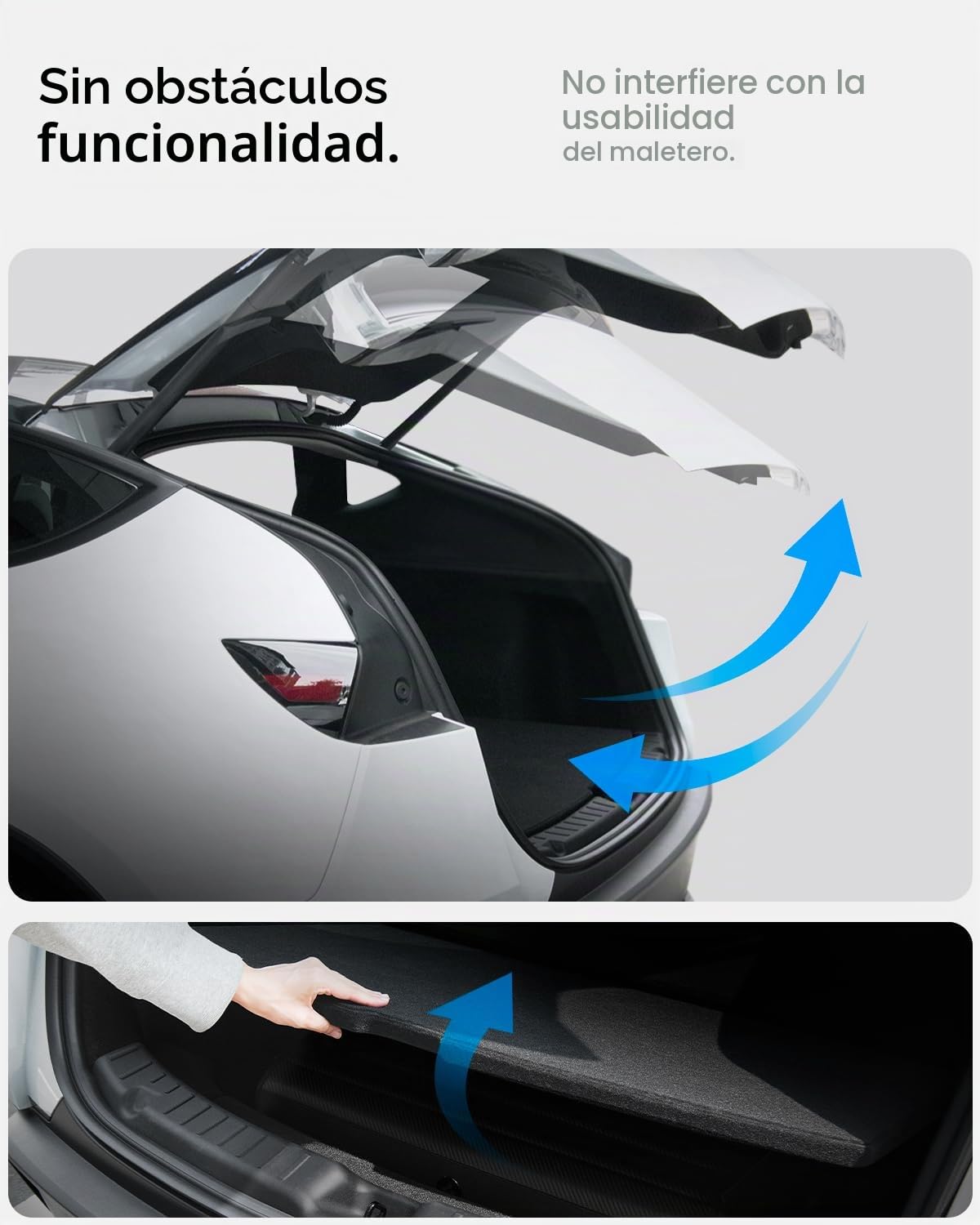 Spigen Tesla Model Y Juniper (Solo Premium y Performance 2025 2026) Protección de alféizar de Maletero, protección Completa de TPE Duradera, Compatible con Accesorios Tesla