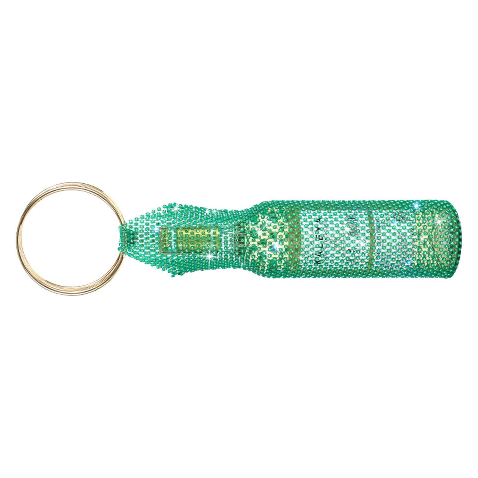Bolsa de vino tejida con cristales brillantes para botellas de champán