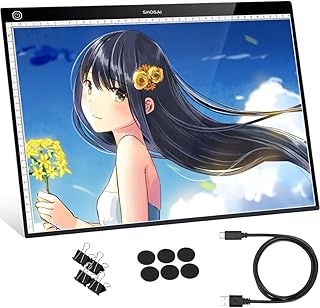 匠彩 トレース台 A3 和遥キナ先生推薦LED軽量薄型ライトボックス 無段階調光ライトテーブル