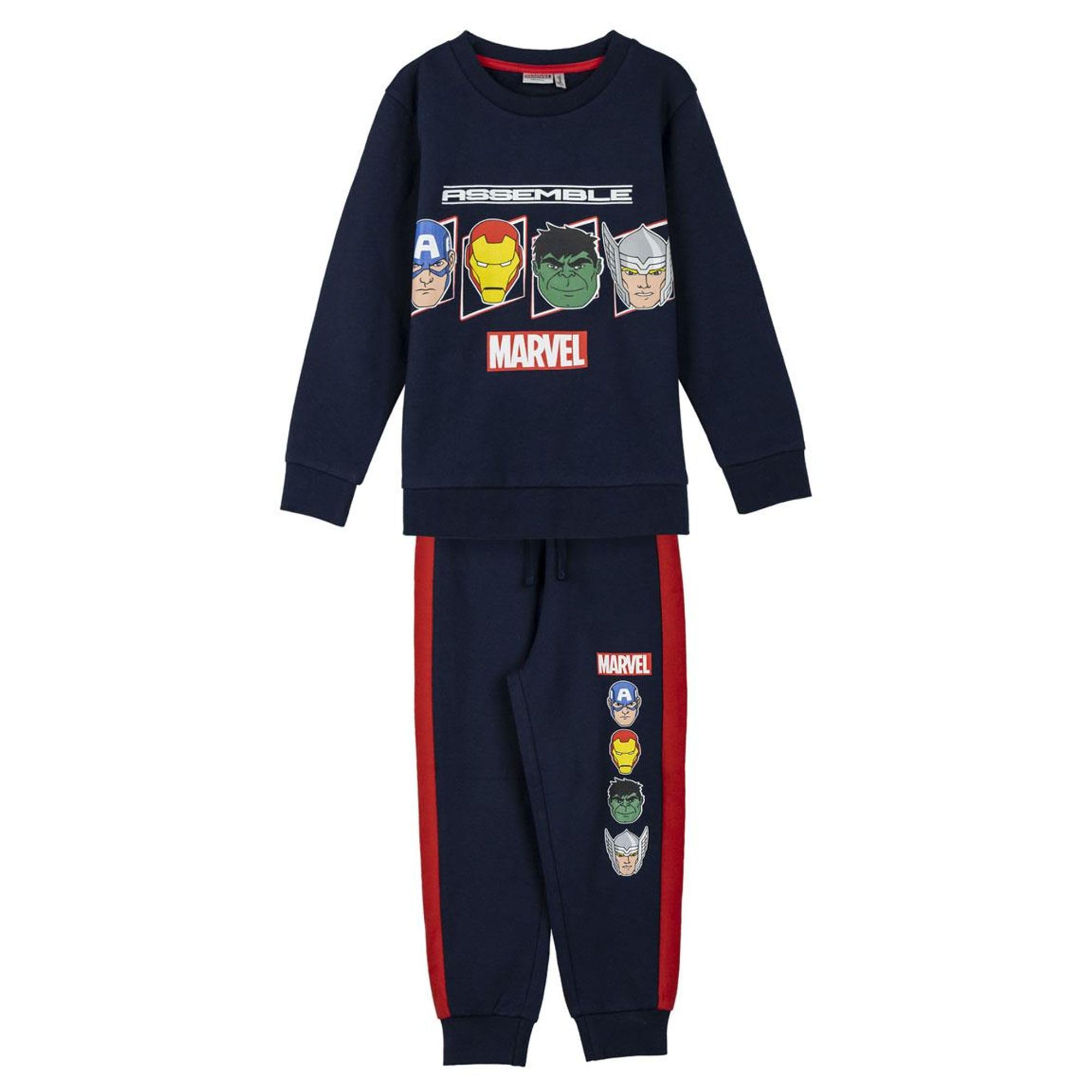 CERDÁ LIFE'S LITTLE MOMENTS Chandal Cotton Brushed Avengers Sudadera Unisex niños (Pack de 1)