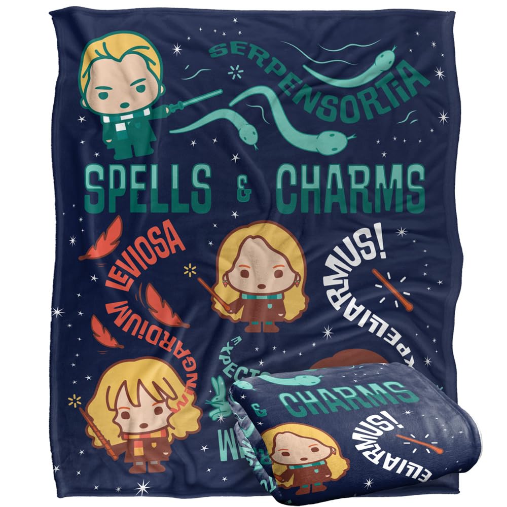 HARRY POTTER Silky Touch Super Soft Throw Blanket 152 x 127 cm