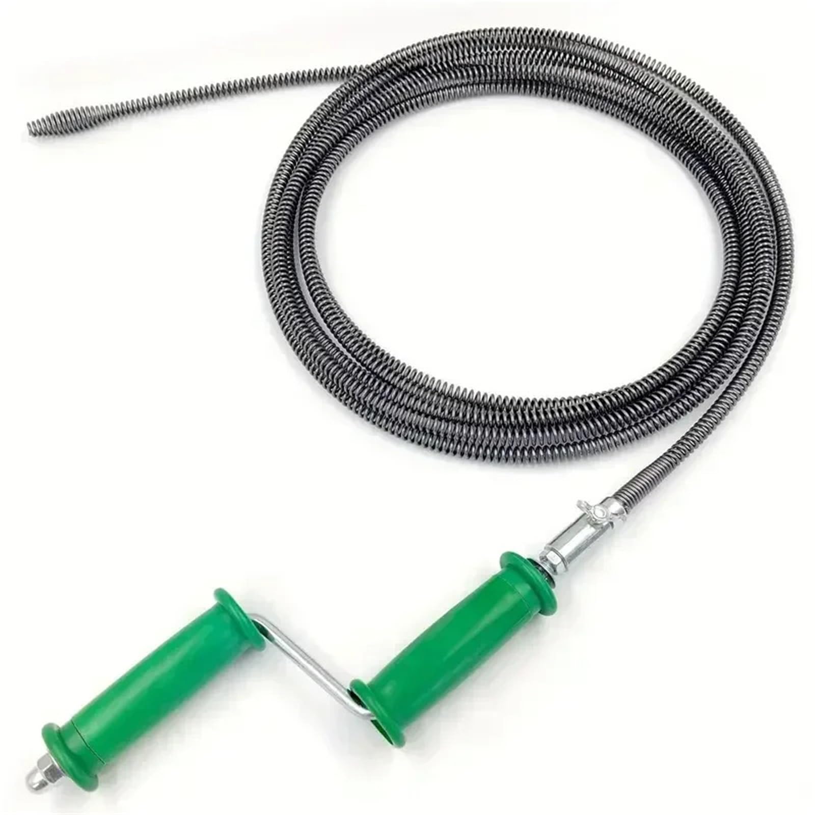 Strumento for La Pulizia Degli Scarichi for Sbloccare I Tubi A Molla | For la rimozione delle tubazioni intasate dei lavelli da cucina del bagno(3.0 M with hand Crank)