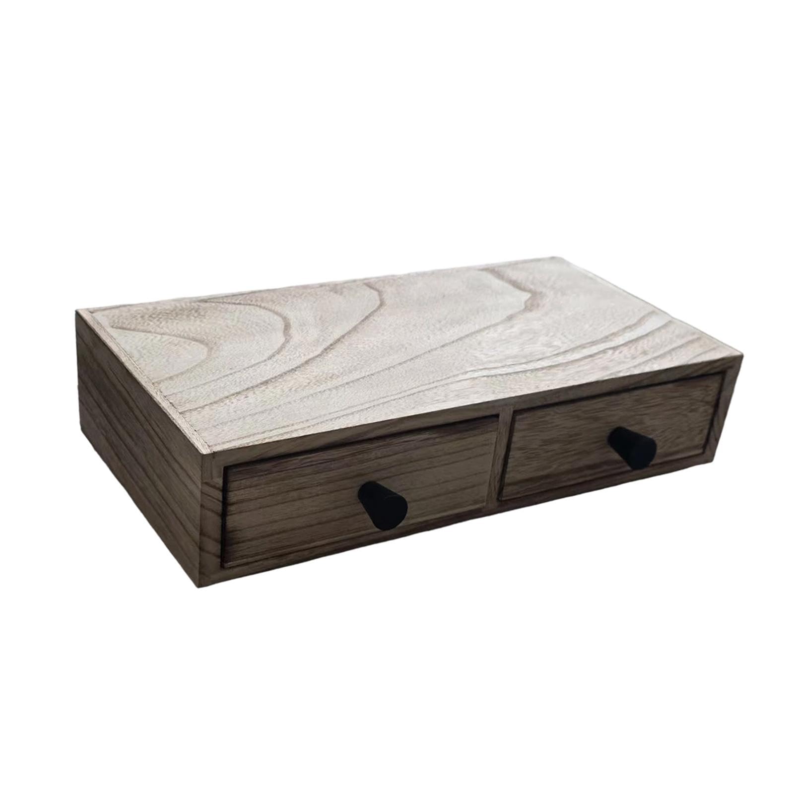 Kaffeezubehör Holz Kaffeekapselhalter Schubladenständer Aufbewahrungsbox Tischregal Aus Elegantem Holz für Einfache Organisation für Haushalt Kaffeeec, Holzmaserungsfarbe