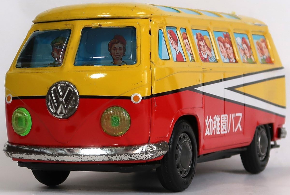 Amazon.co.jp: イチコー, ワーゲンバス,イエロー, ブリキ, 中古 : おもちゃ