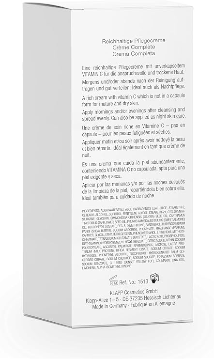 Klapp C Pure Cream Complete 1.7 oz