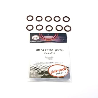 10PCS OR.04.20109 FKM Viton Sealing O-Ring Kit of Cylinder Block 1418982 for Land Rover
