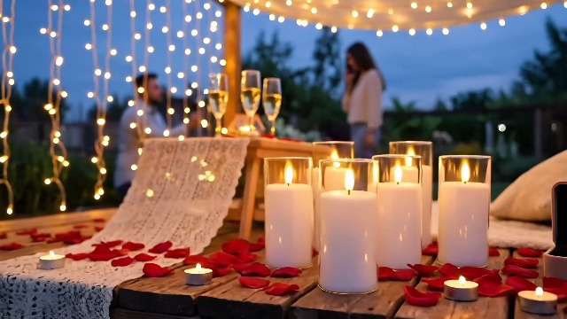 Image of JHY DESIGN Flameless Candles Set 4.5'' High Battery Operated Pillar LED Candles Taper for Home Wedding Party Birthday Decoration(Set of 6)