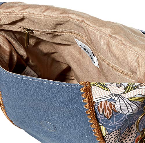 Sakroots Foldover Crossbody Bag In Cotton Canvas, Shadow Flower Power #TOP4