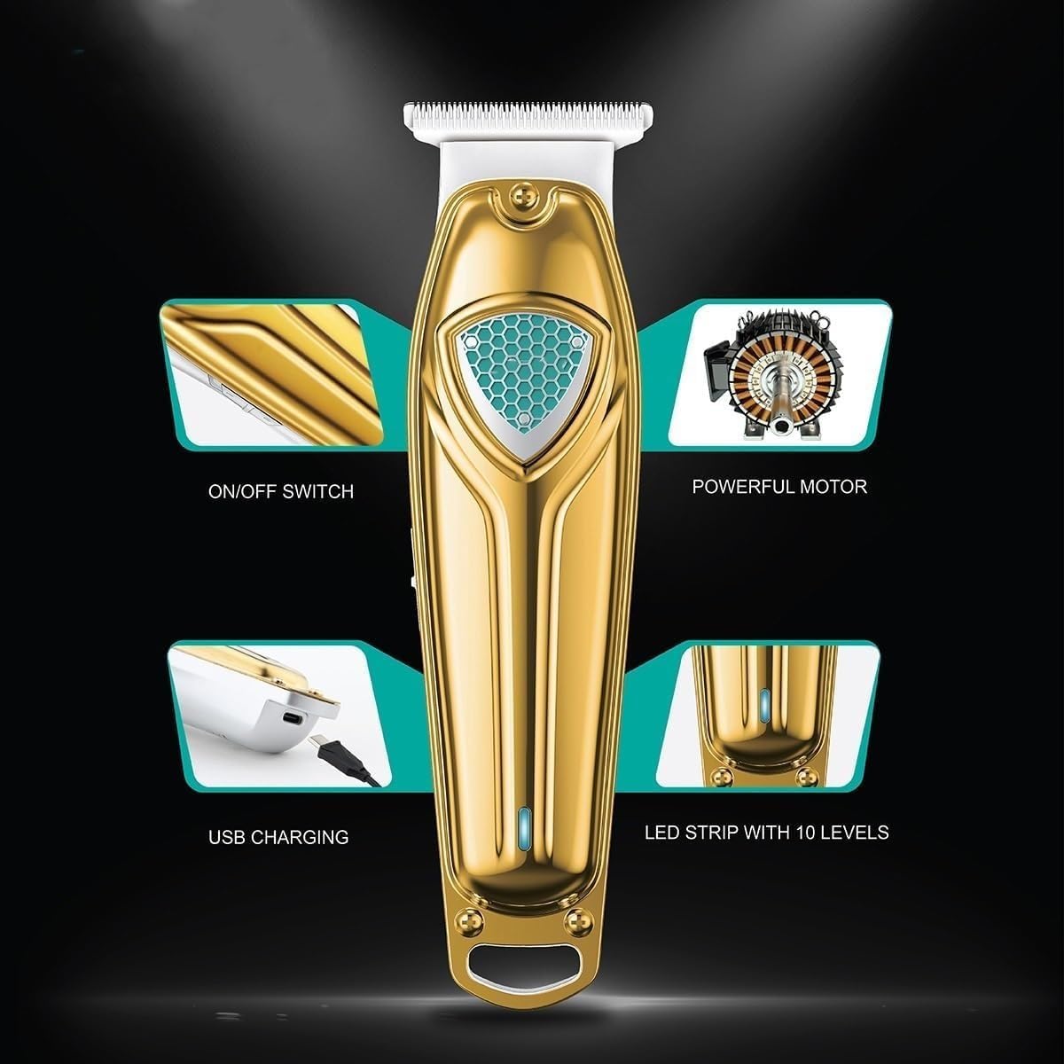 Hair Clippers for Men, Hair Clipper Electric Hair Trimmer Professional Hair Cutting Machine Cordless Rechargeable Mini Trimmer for Men
