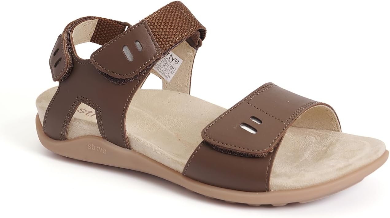 Strive Float II Women's Orthotic Sandals with Arch Support, Comfortable Walking & Hiking Sandal with Rubber Grip Sole