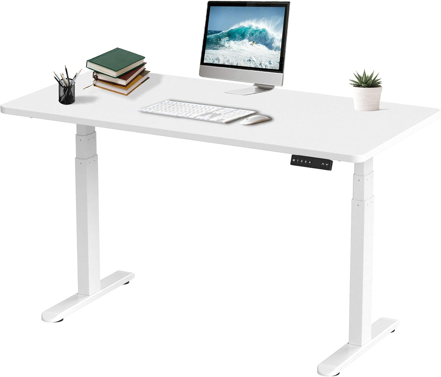 Dual Motor Electric Standing Desk, 55 x 28 Inches