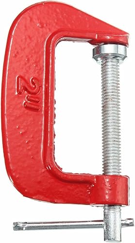 Miniatura 4 de Wideskall Abrazadera C maleable resistente de 2" x 1" pulgadas (paquete de 5)