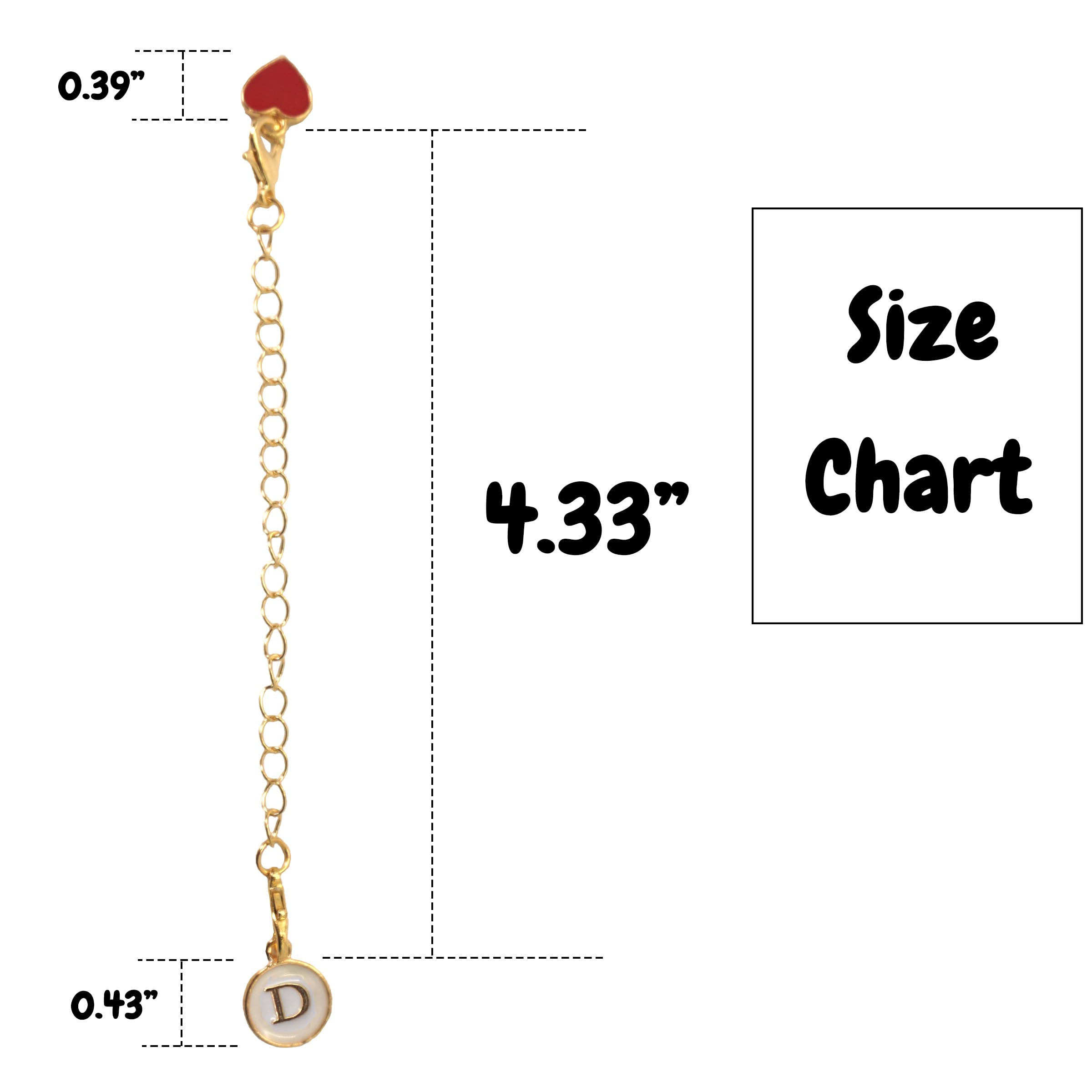 Letter Charm For Stanley Cup Handle - Heart Shape Initial Charms For Stanley & Simple Modern Tumblers
