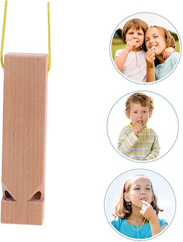 Miniatura 2 de Juguete de silbato de tren de madera sin terminar para niño y niña, instrumento musical para niños y niñas, regalo de cumpleaños y vacaciones,