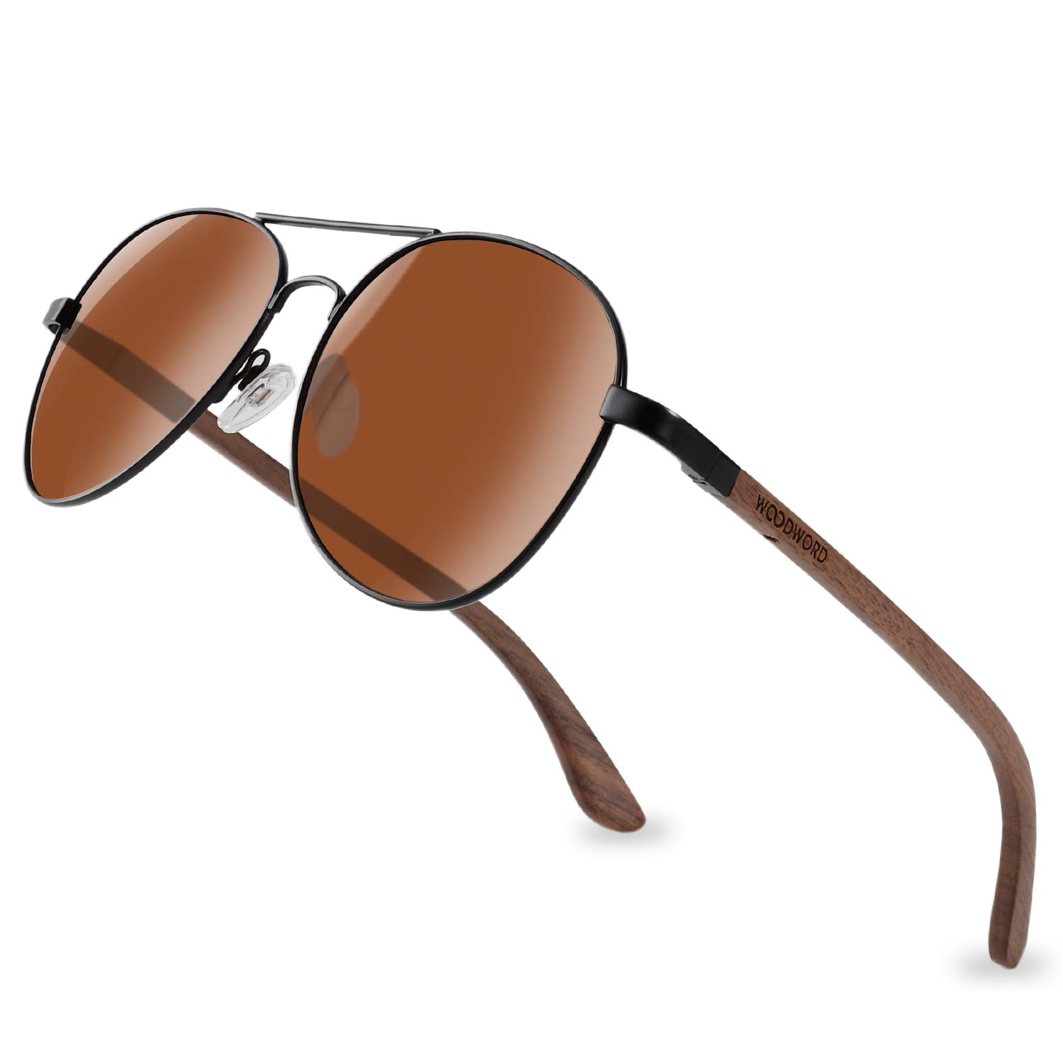 Aviator Sunglasses Wooden Sunglasses For Women Walnut Wood