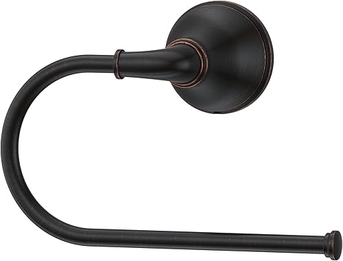 Pfister Visalia BRBVSL0Y - Toallero para baño, montado en la pared, atornillado, acabado de bronce toscano