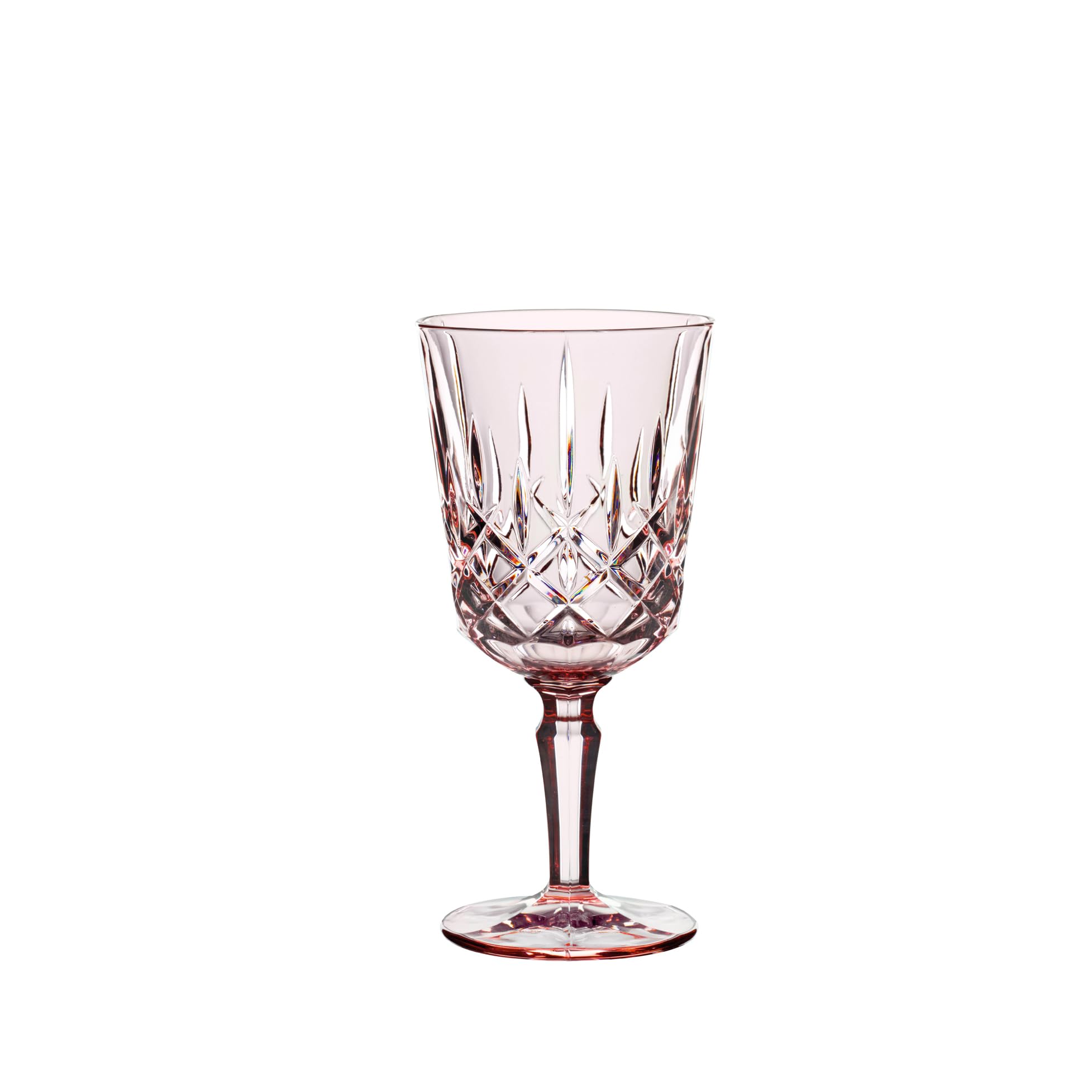 Spiegelau & Nachtmann, Set of 2 Pink Cocktail/Wine Glasses, Crystal Glass, 12 oz, Rose, Noblesse Colors, 105218