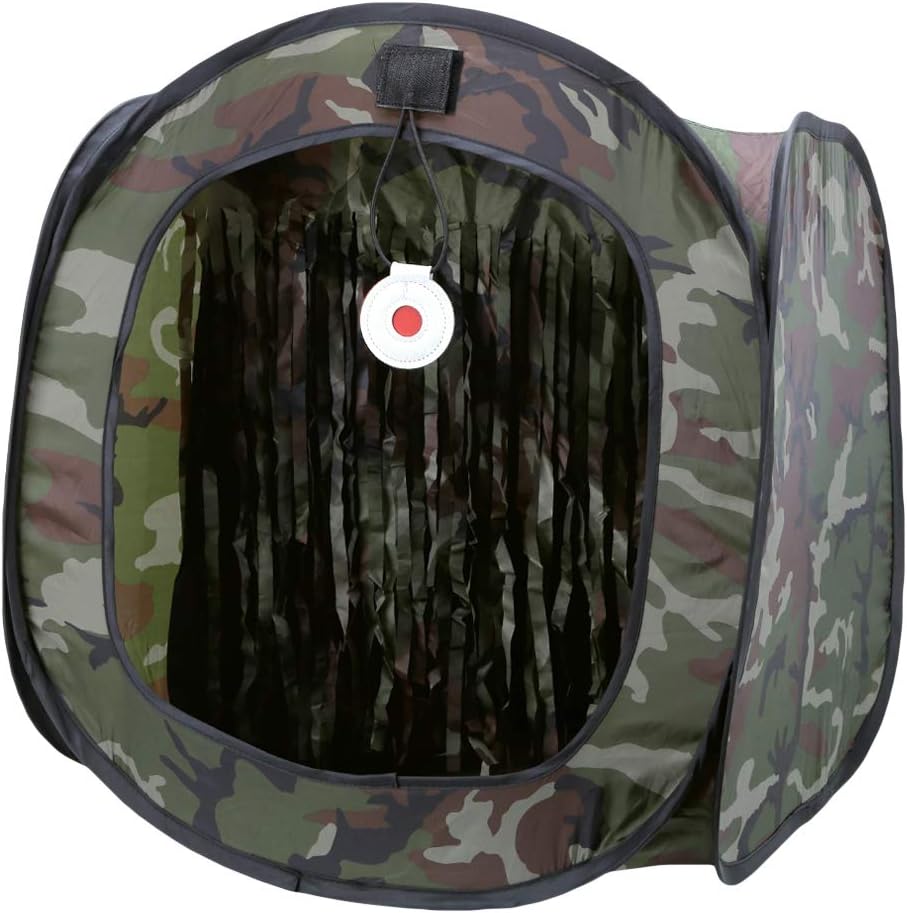 Leezo Portable BB Target Tent Trap Foldable Slingshot Target Box Shooting Archery Hunting Catapult Case Holder, Foldable Hunting Net Trap