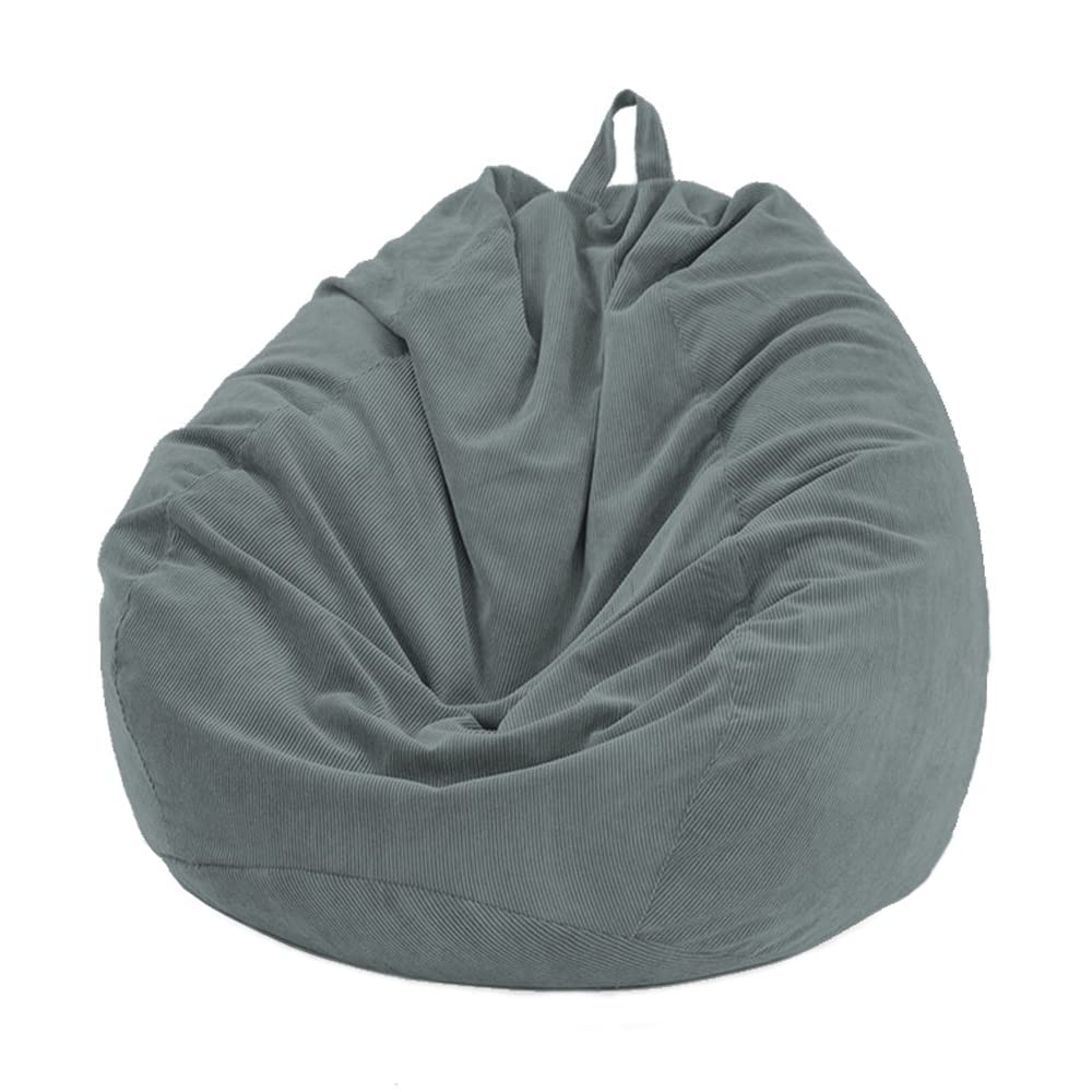 BGGIWY Corduroy Lazy Sofa Cover Solid For Bean Bag Chair Water Drop Shape Living Room Nordic Furniture Relax Leisure Sofa Sack