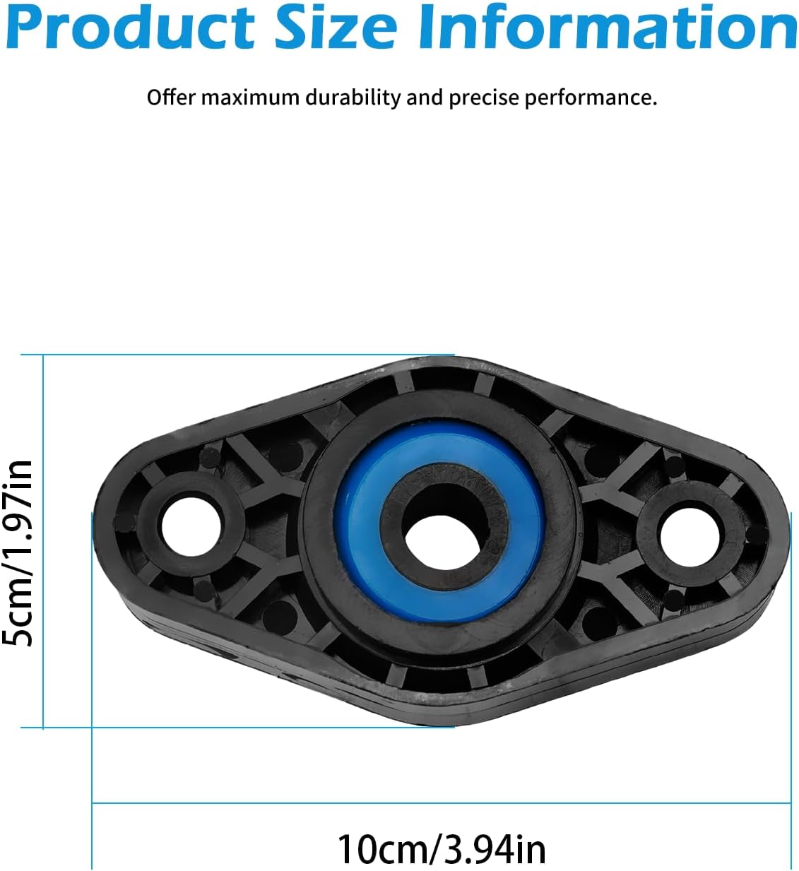 M136109KUB Exhaust Mount Bushing Kit Fit for Peterbilt 348 379 388 389 & Kenworth T600 T680 T800 W900, Replaces # M13-6001 M13-1009