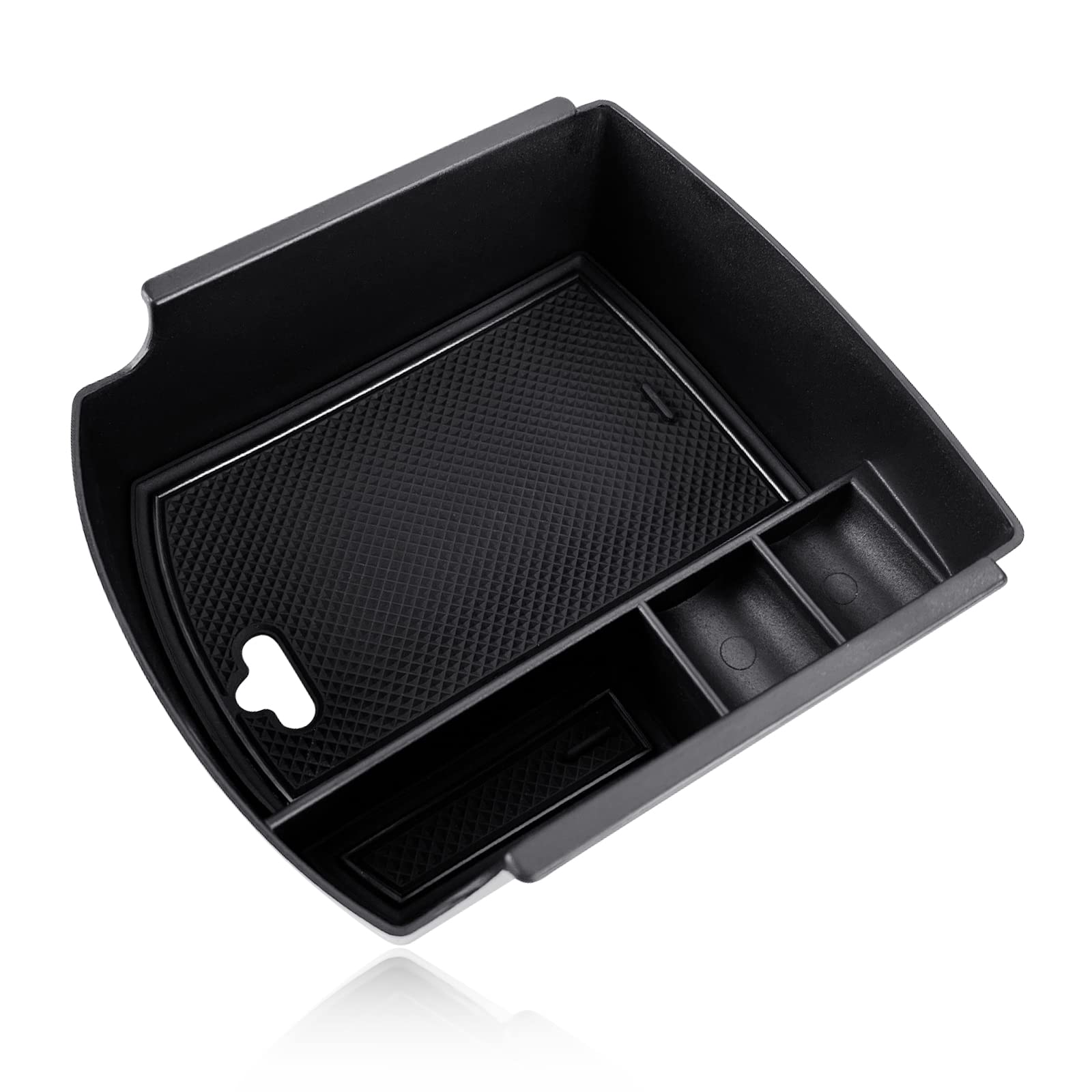 GAFAT 2017-2024 2025 Hyunda-i i30/i30 N/N Line/Fastback Caja de Almacenamiento para Consola Central, Reposabrazos Organizador Bandeja Guantera, Compatible con Hyundai i30 [No para Freno Electrónico]